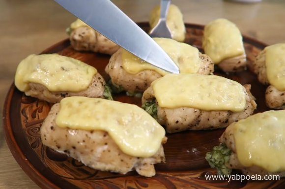 Ингредиенты для «Запеченные куриные рулетики с сыром»: