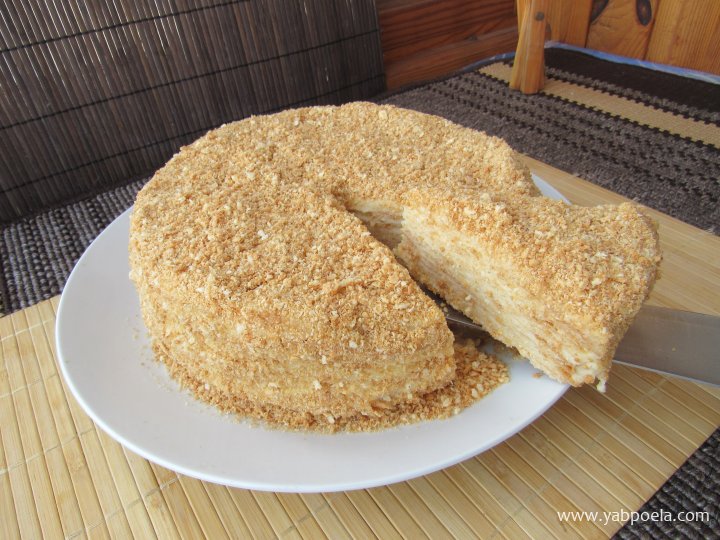 Коржи для торта на кефире на сковороде — рецепт бисквита с пошаговыми фото